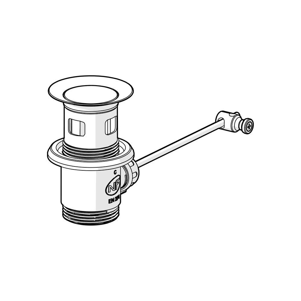 Hansa Ablaufgarnitur, ab 2019, Chrom, 59914764... HANSA-59914764 4057304014321 (Abb. 4)