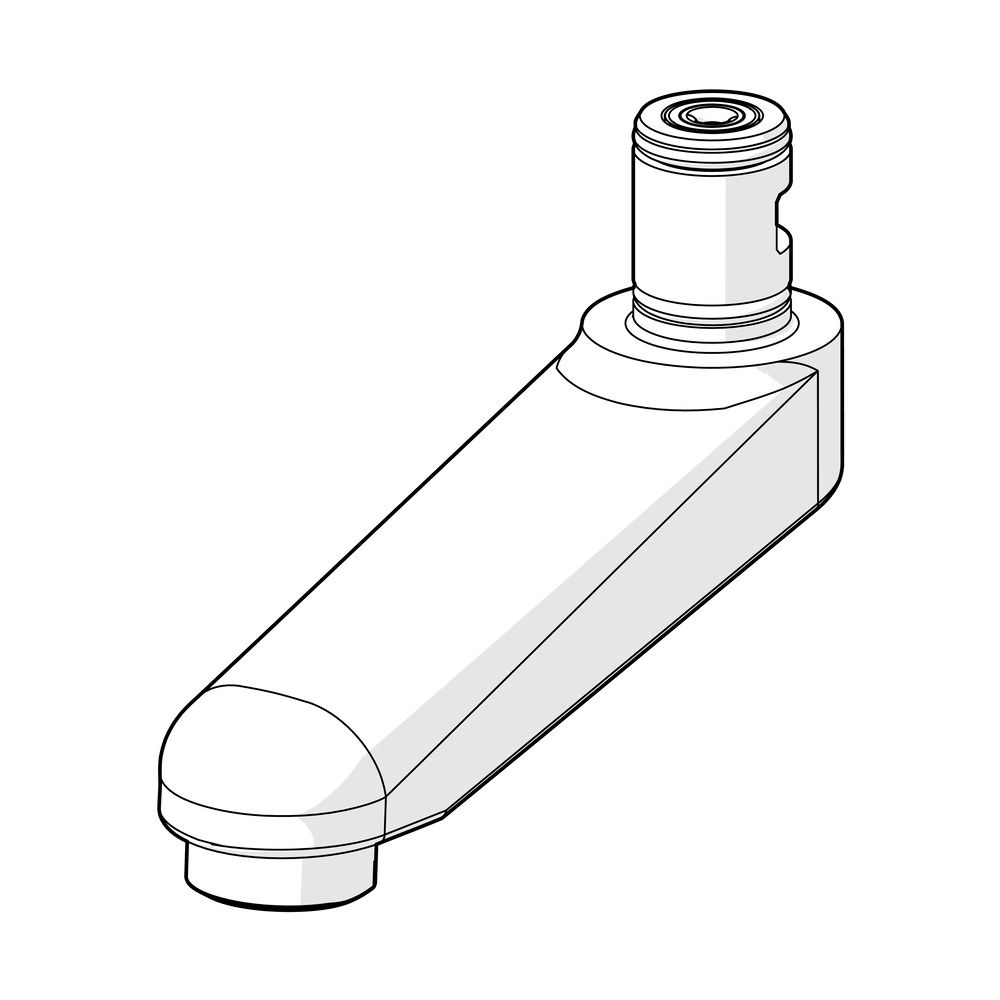 Hansa Auslauf Länge 96mm, Ausladung 96mm, ab 2019, Chrom, 59914765... HANSA-59914765 4057304014260 (Abb. 4)