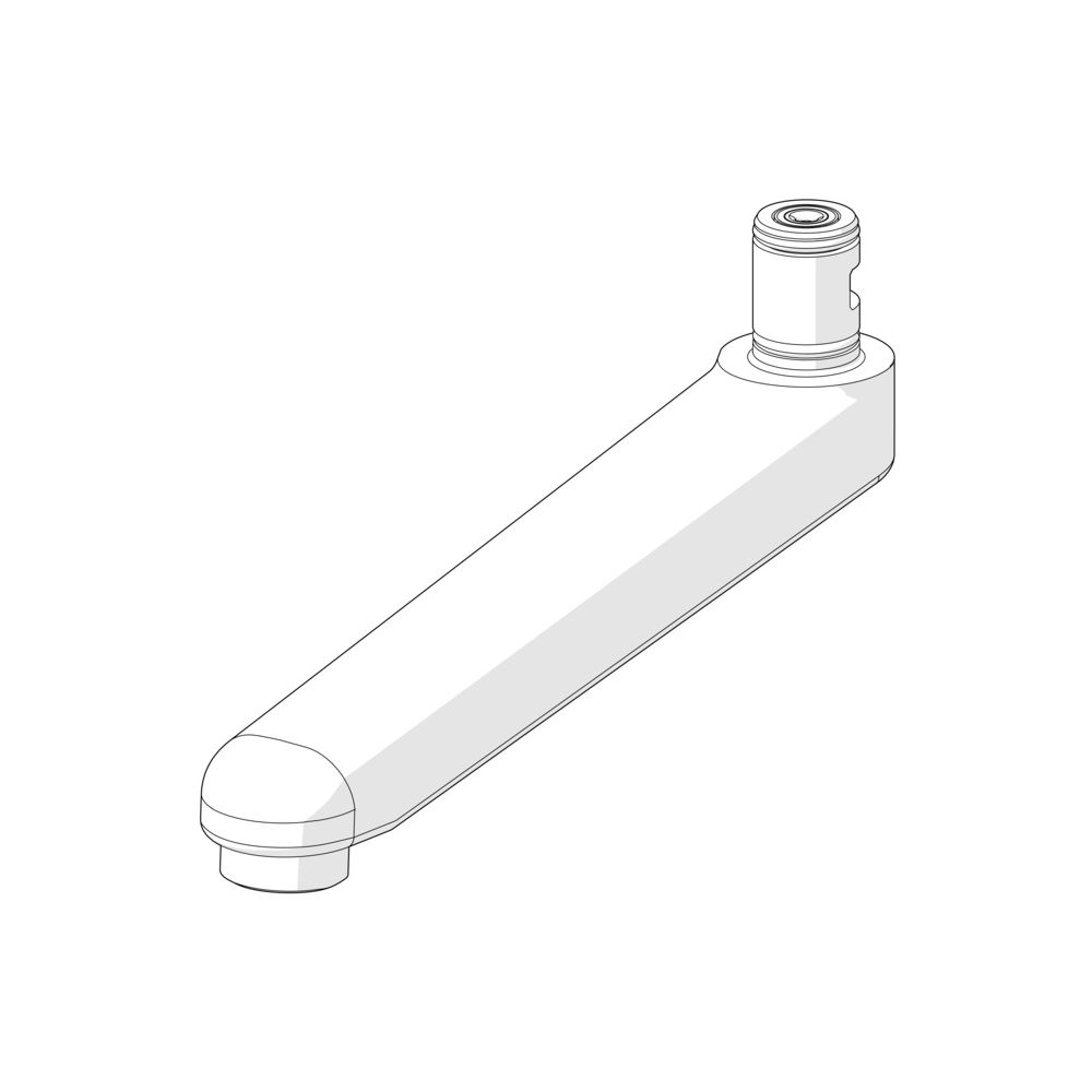 Hansa Auslauf Länge 170mm, Ausladung 170mm, ab 2019, Chrom, 59914766... HANSA-59914766 4057304014277 (Abb. 4)