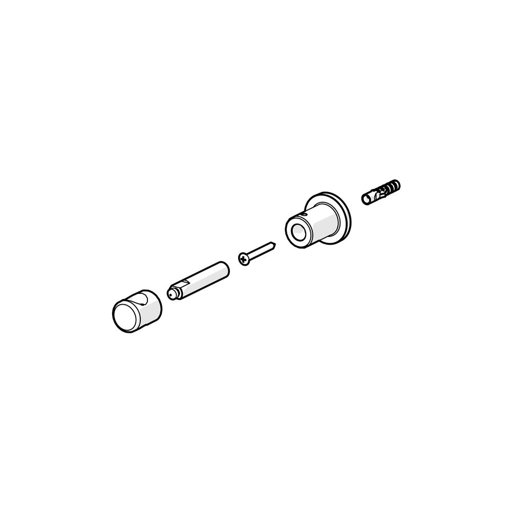 Hansa Brausestangenhalter, Chrom, 59914773... HANSA-59914773 4057304014888 (Abb. 2)
