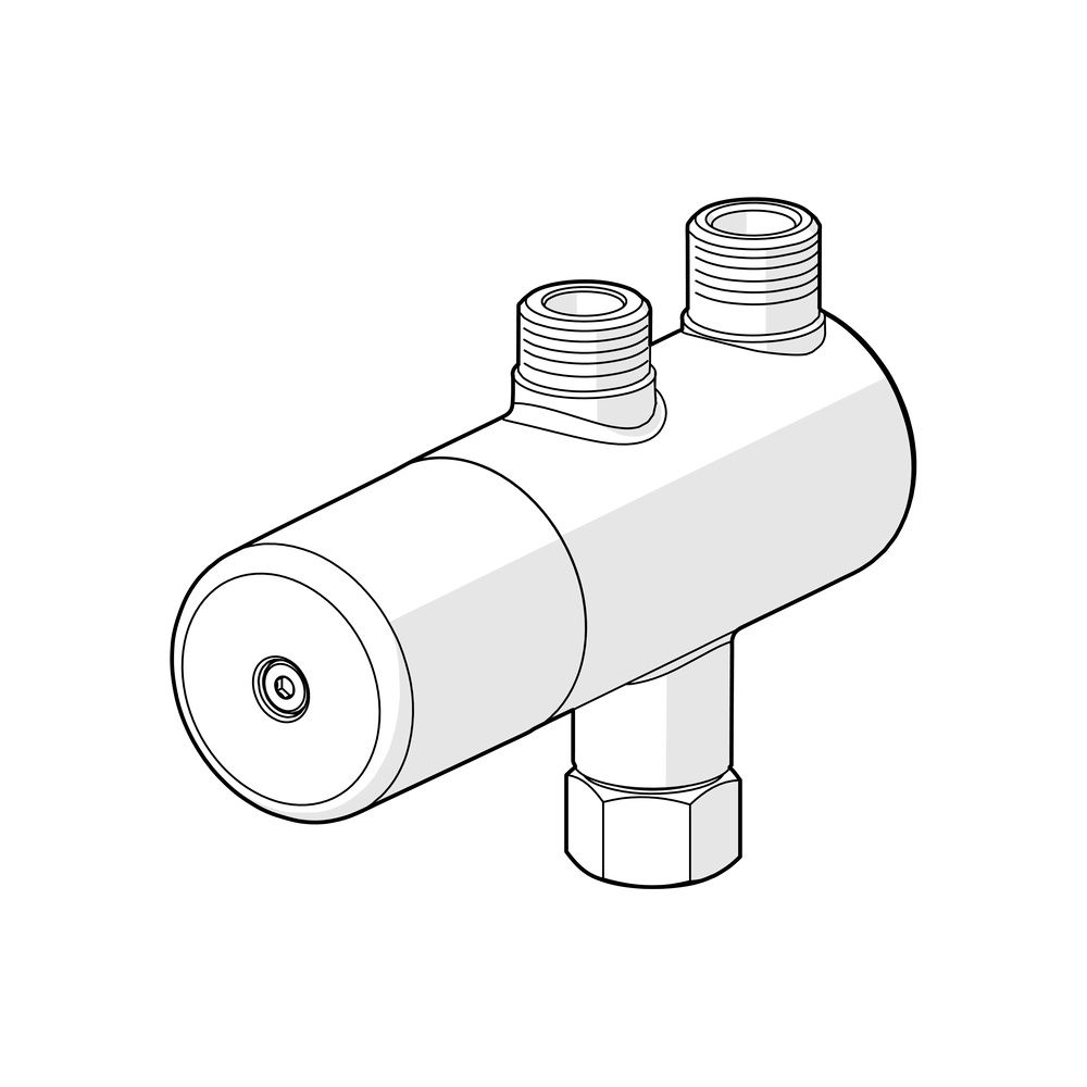 Hansa Minimat Sicherheitsthermostat Vormischer, Chrom, 63410020... HANSA-63410020 4015474275270 (Abb. 5)