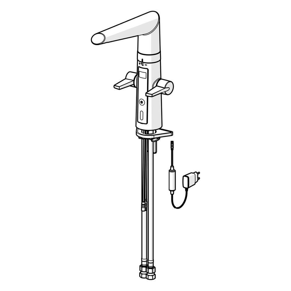 Hansa Fit Küchenarmatur, 230/5V, Ausladung 193mm, DN 15, Chrom, 65232213... HANSA-65232213 4015474273443 (Abb. 3)