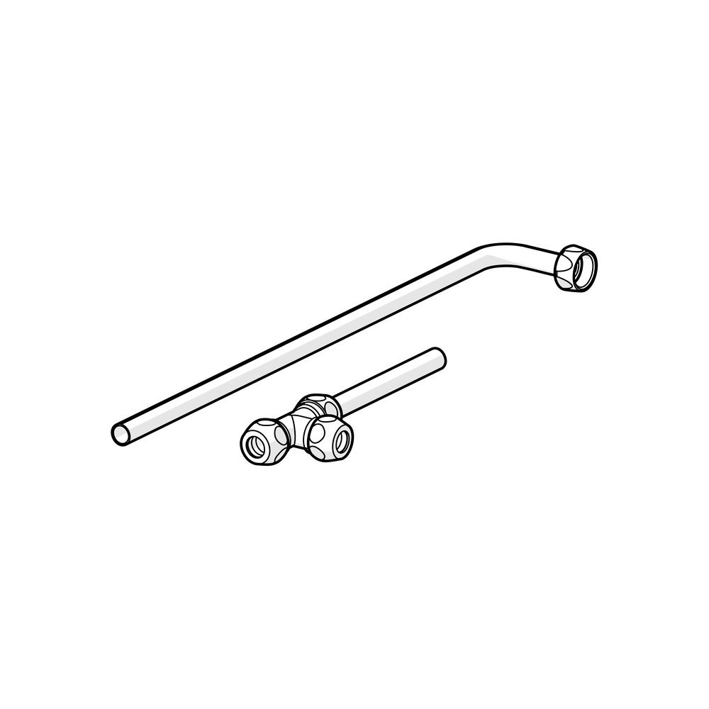 Hansa Minimat Rohr, Kupferrohr, Chrom, 66380100... HANSA-66380100 4015474277977 (Abb. 3)