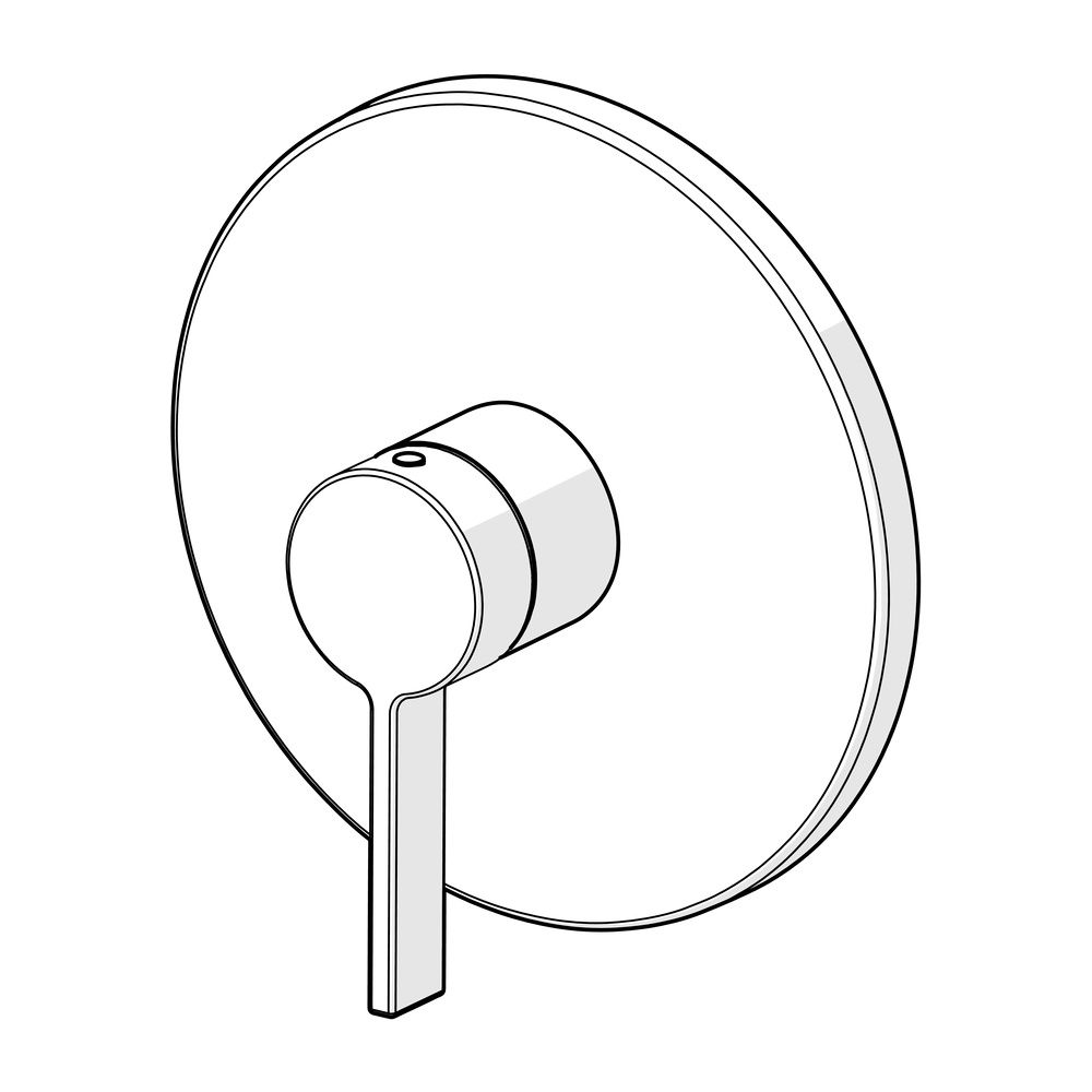 Hansa Loft Einhebelmischer Fertigmontageset für Brausebatterie 8773 Rosette rund Chrom... HANSA-87739003 4015474287167 (Abb. 5)
