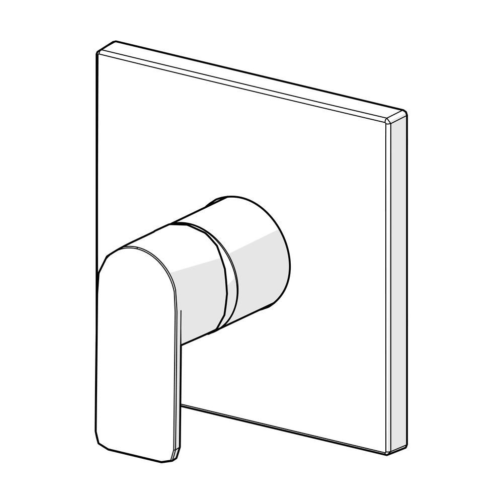 Hansa Stela Einhebelmischer Fertigset für Brause-Batterie 8785 Rosette eckig Chrom... HANSA-87859073 4057304015243 (Abb. 5)