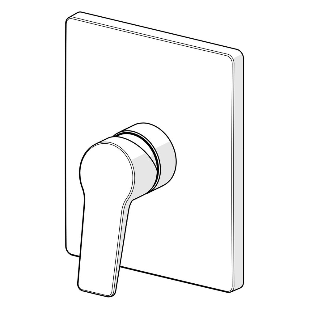 Hansa Twist Einhebelmischer Fertigmontageset für Brausebatterie 8985 Rosette eckig Chro... HANSA-89859083 4015474285552 (Abb. 5)