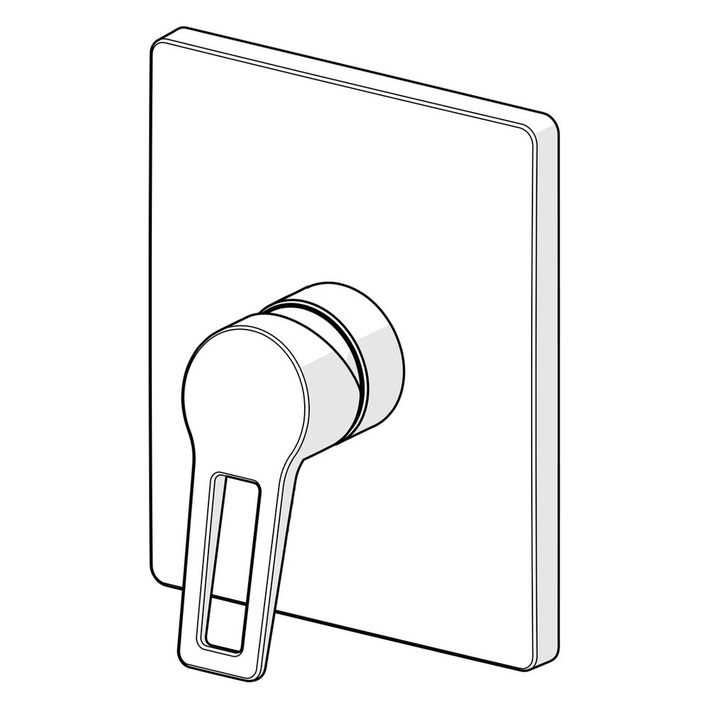 Hansa Twist Einhebelmischer Fertigmontageset für Brausebatterie 8985 Rosette eckig Büge... HANSA-89859085 4015474285569 (Abb. 5)