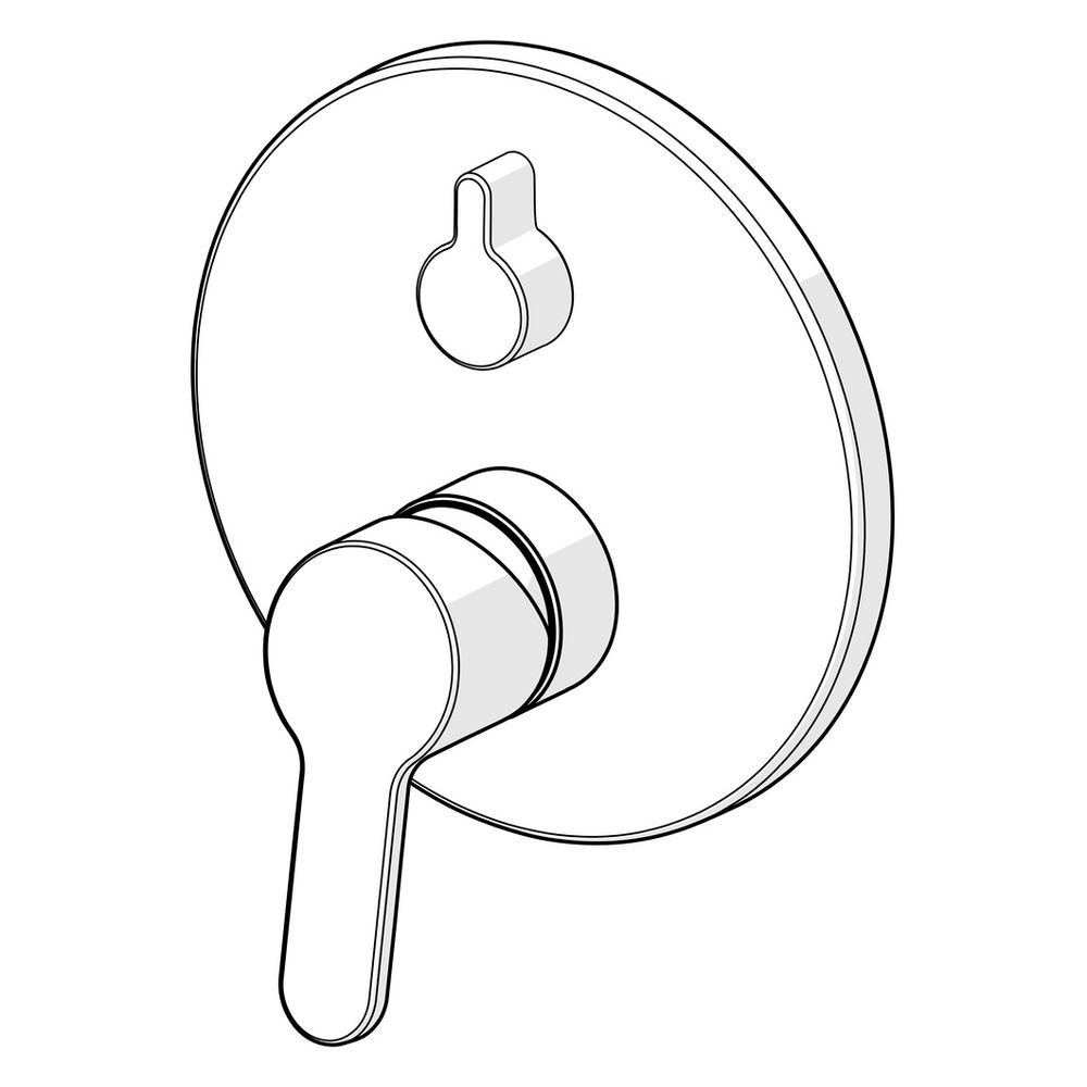 Hansa Primo Einhebelmischer Fertigmontageset für Wanne/Brause 8990 Rosette rund Chrom... HANSA-89909003 4015474278707 (Abb. 3)