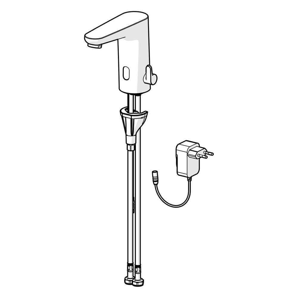 Hansa Electra Safety Waschtischarmatur, Standmontage, Sensor, berührungslos, 230/9V, ... HANSA-9110200933 4057304019746 (Abb. 5)