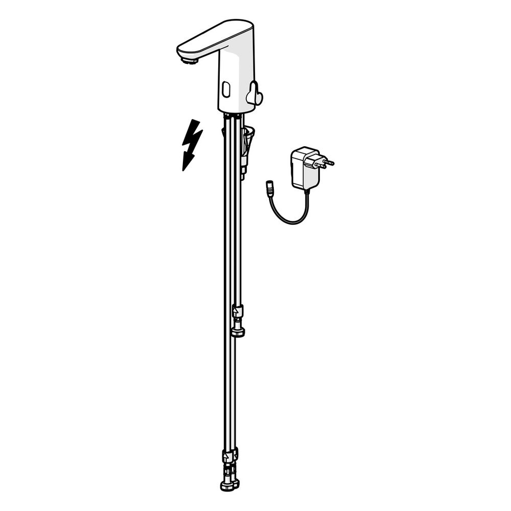 Hansa Electra Waschtischarmatur, Standmontage, Sensor, Niederdruck Bluetooth, 230/9V, C... HANSA-92031129 4057304019364 (Abb. 5)