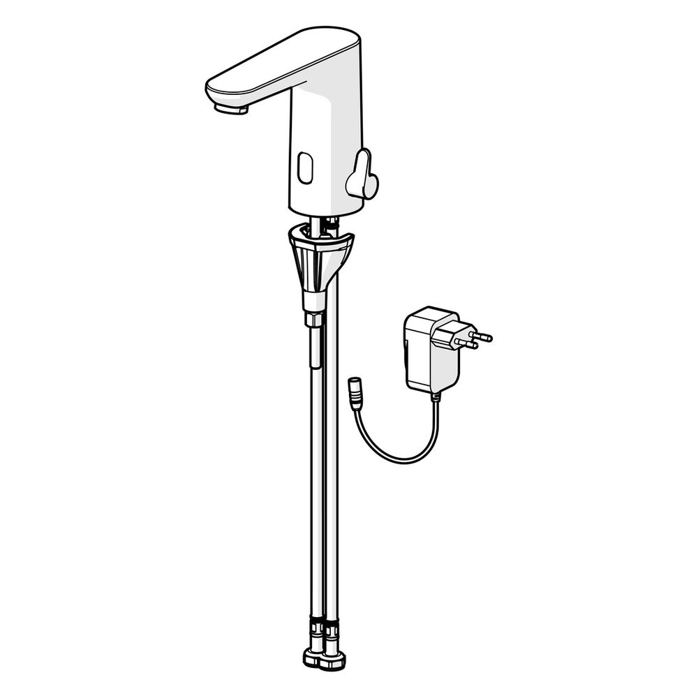 Hansa Electra Digital Waschtischarmatur, Standmontage, Sensor, Bluetooth, 230/9V, Heißw... HANSA-92702009 4057304019463 (Abb. 5)