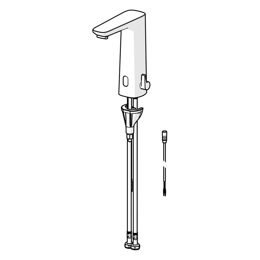 Hansa Electra Digital Waschtischarmatur, Standmontage, Sensor, Bluetooth, 3V, Chrom, 93... HANSA-93202219 4057304019562 (Abb. 5)
