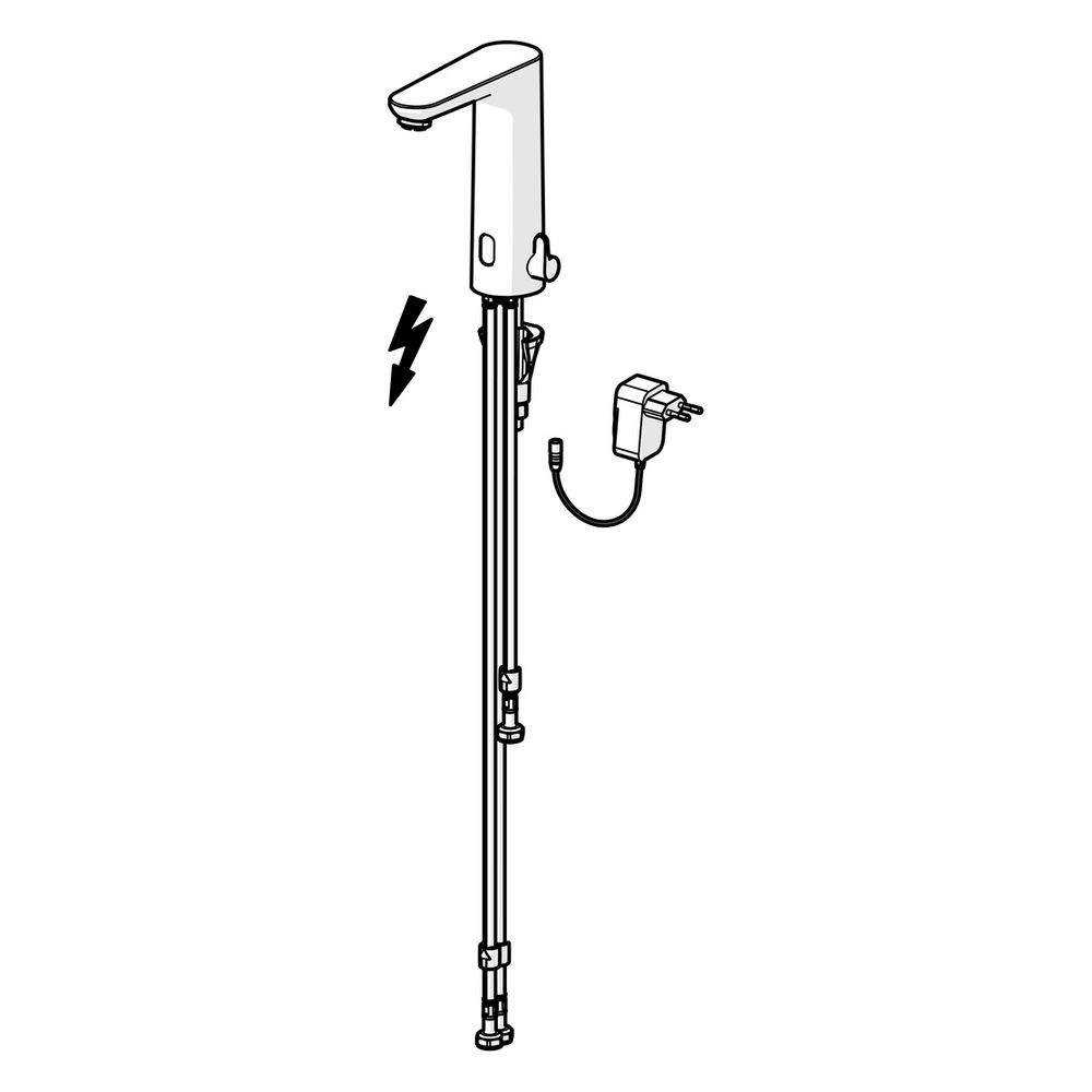 Hansa Electra Safety Waschtischarmatur, Niederdruck, Standmontage, Sensor, Bluetooth, 2... HANSA-93631129 4057304019593 (Abb. 5)