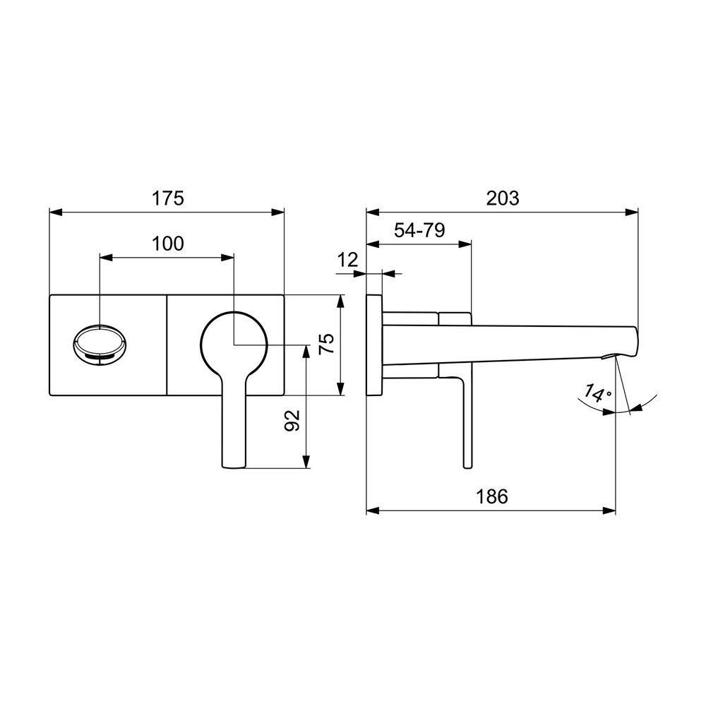 Hansa Ronda Einhebelmischer Fertigmontageset für Waschtischbatterie 4488 Rosette eckig ... HANSA-44882183 4057304014796 (Abb. 3)