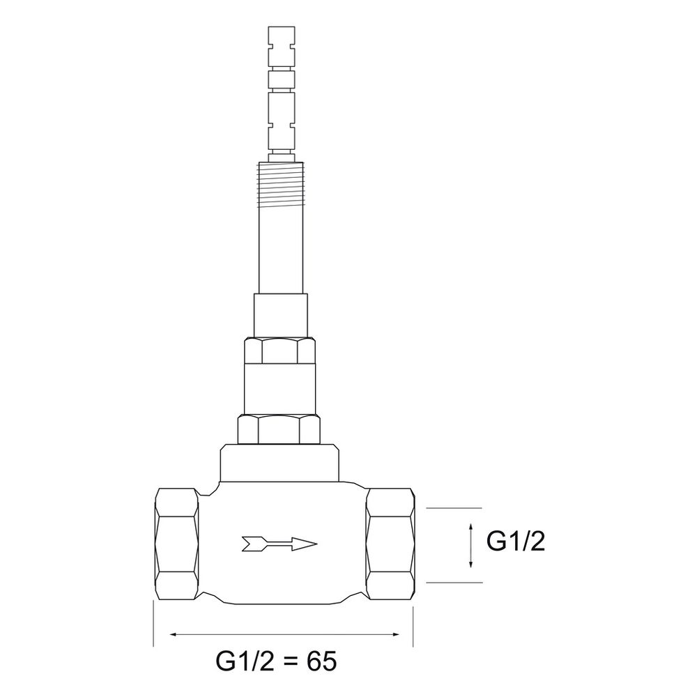 Hansa Oberteil G 1/2", DN 15, 02200100... HANSA-02200100 4015474598287 (Abb. 4)