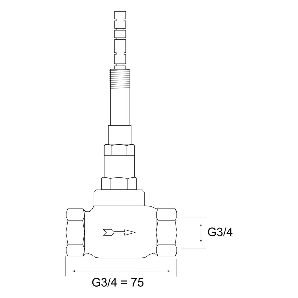 Hansa Oberteil G 3/4", DN 20, 02210100... HANSA-02210100 4015474598294 (Abb. 4)