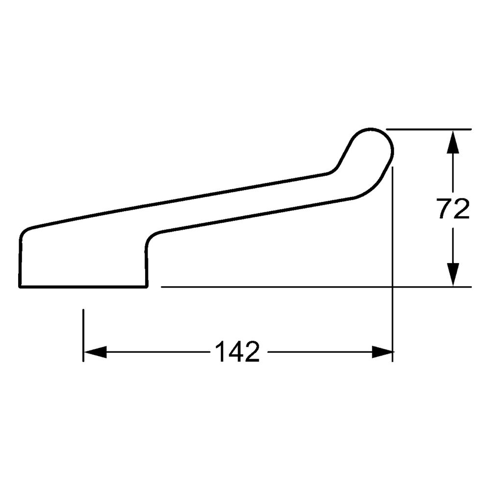 Hansa Medipro Einhebelmischer Hebel 0246 Länge 142mm Chrom... HANSA-02460002 4015474265523 (Abb. 4)