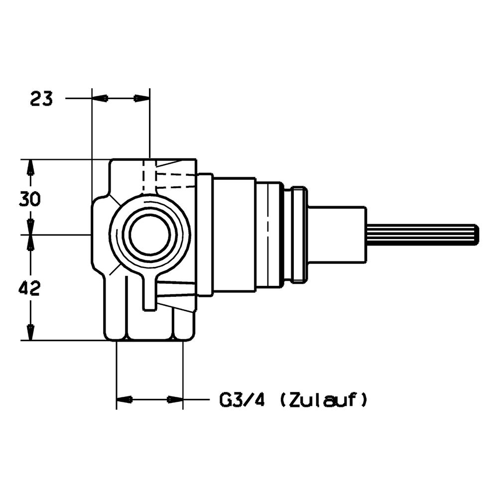 Hansa Verdeckte Umsteller, G 3/4", DN 20/20, 02850100... HANSA-02850100 4015474676855 (Abb. 4)