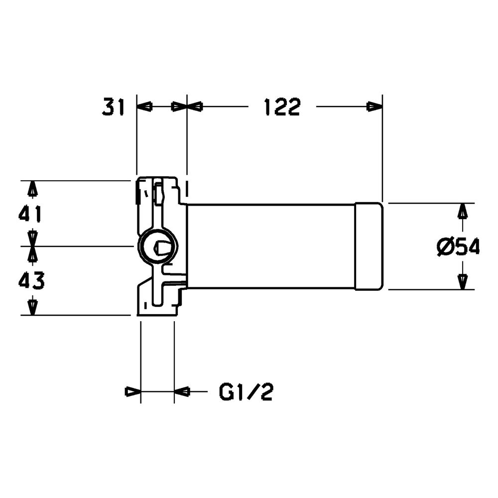 Hansa Verdeckte Umsteller, G 1/2", DN 15/15, 02950100... HANSA-02950100 4015474186477 (Abb. 4)