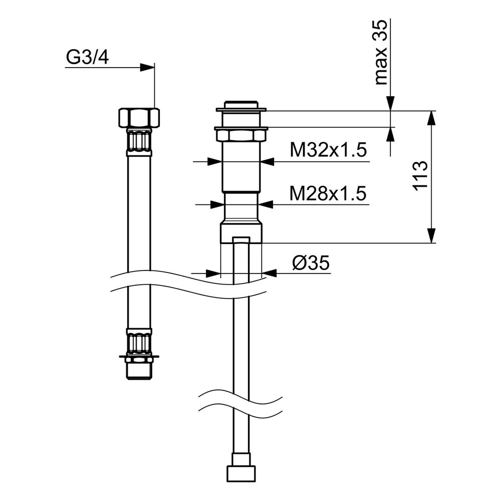 Hansa Wandhalter, eigensicher, Chrom, 04280100... HANSA-04280100 4015474674073 (Abb. 4)