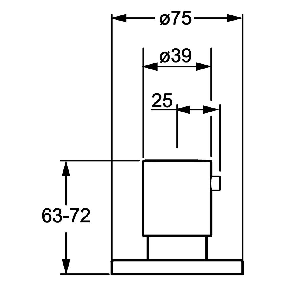 Hansa Fertigmontageset, Rosette rund, Chrom, 06289105... HANSA-06289105 4015474250024 (Abb. 4)
