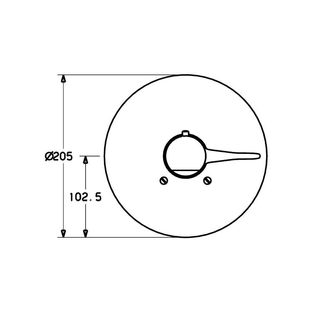 Hansa Fertigmontageset für Brausebatterie, Rosette rund, Chrom, 08619175... HANSA-08619175 4015474078116 (Abb. 4)