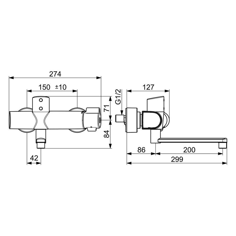 Hansa Clinica Waschtischbatterie, 6V, Bluetooth, Ausladung 200mm, Chrom, 08866202... HANSA-08866202 4057304014444 (Abb. 6)