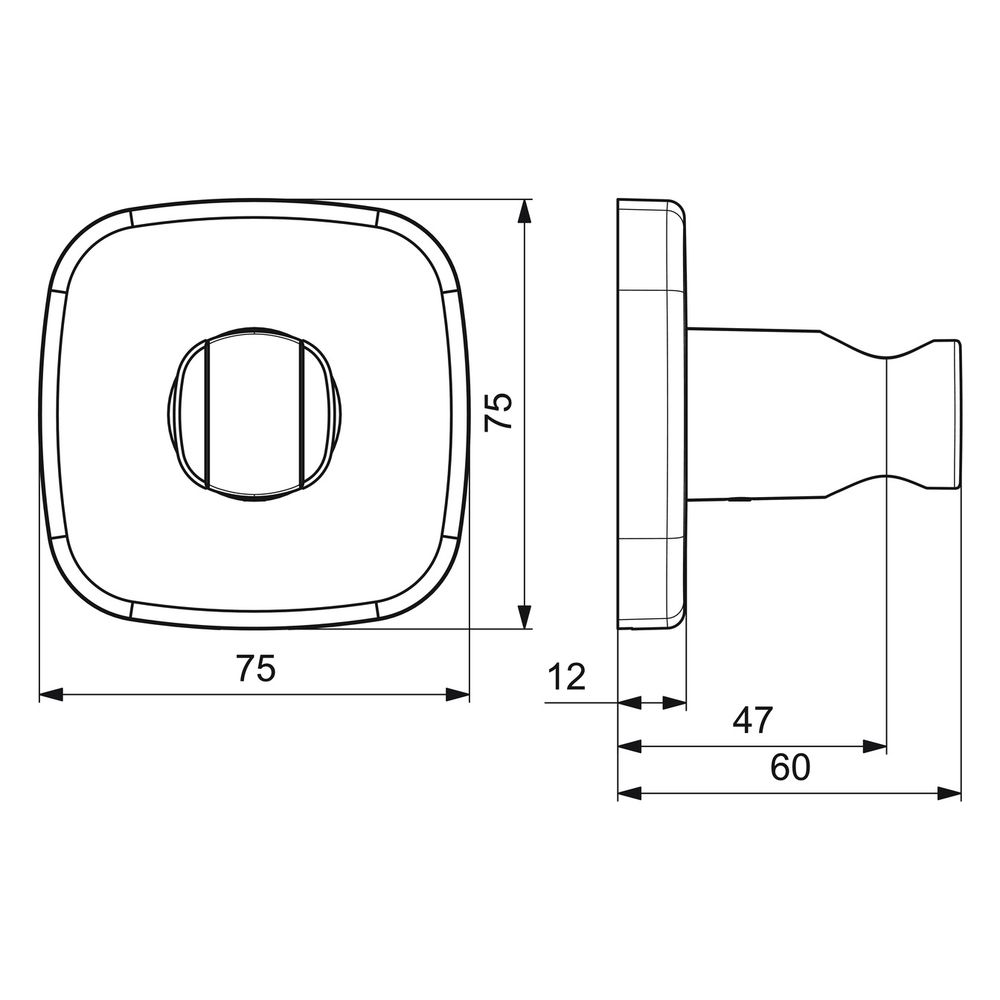Hansa Living Wandhalter soft edge 4444 Rosette soft edge Chrom... HANSA-44440183 4057304007132 (Abb. 6)