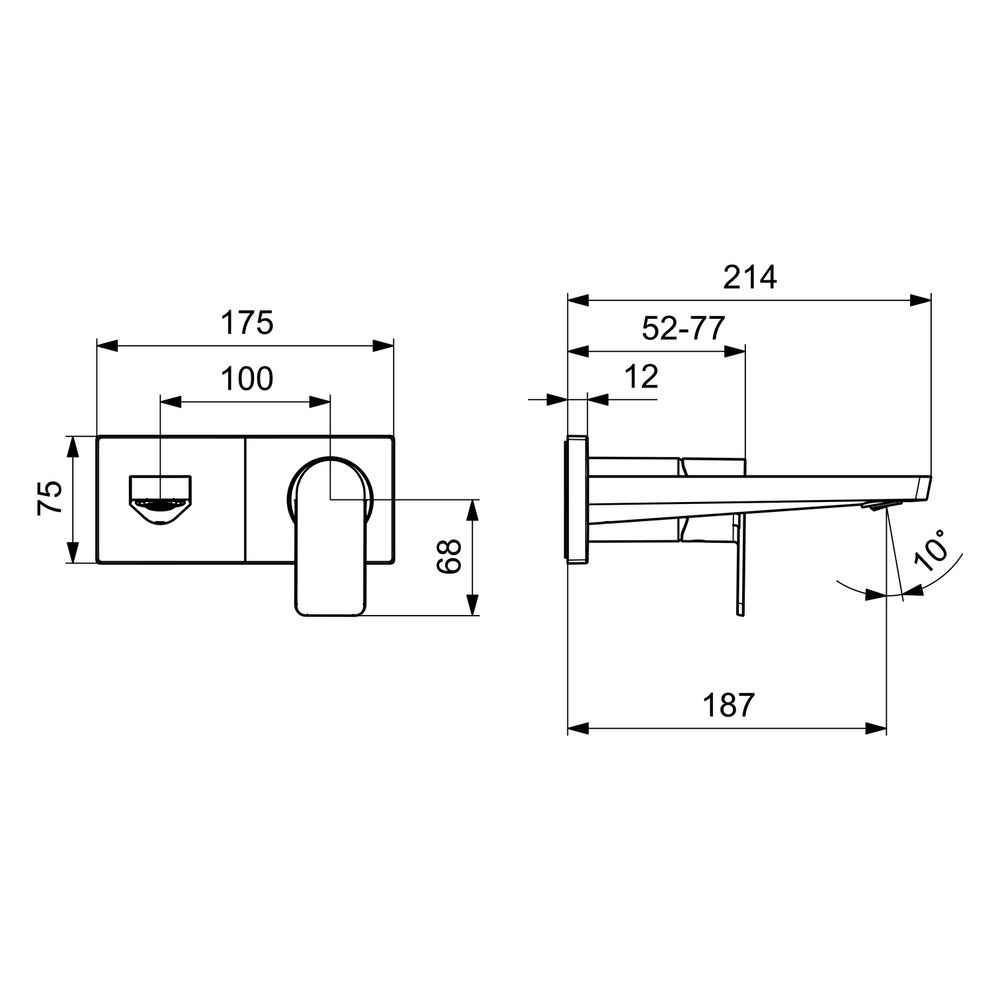 Hansa Stela Einhebelmischer Fertigset für Waschtisch-Batterie 4490 Rosette eckig Auslad... HANSA-44902173 4057304015236 (Abb. 6)