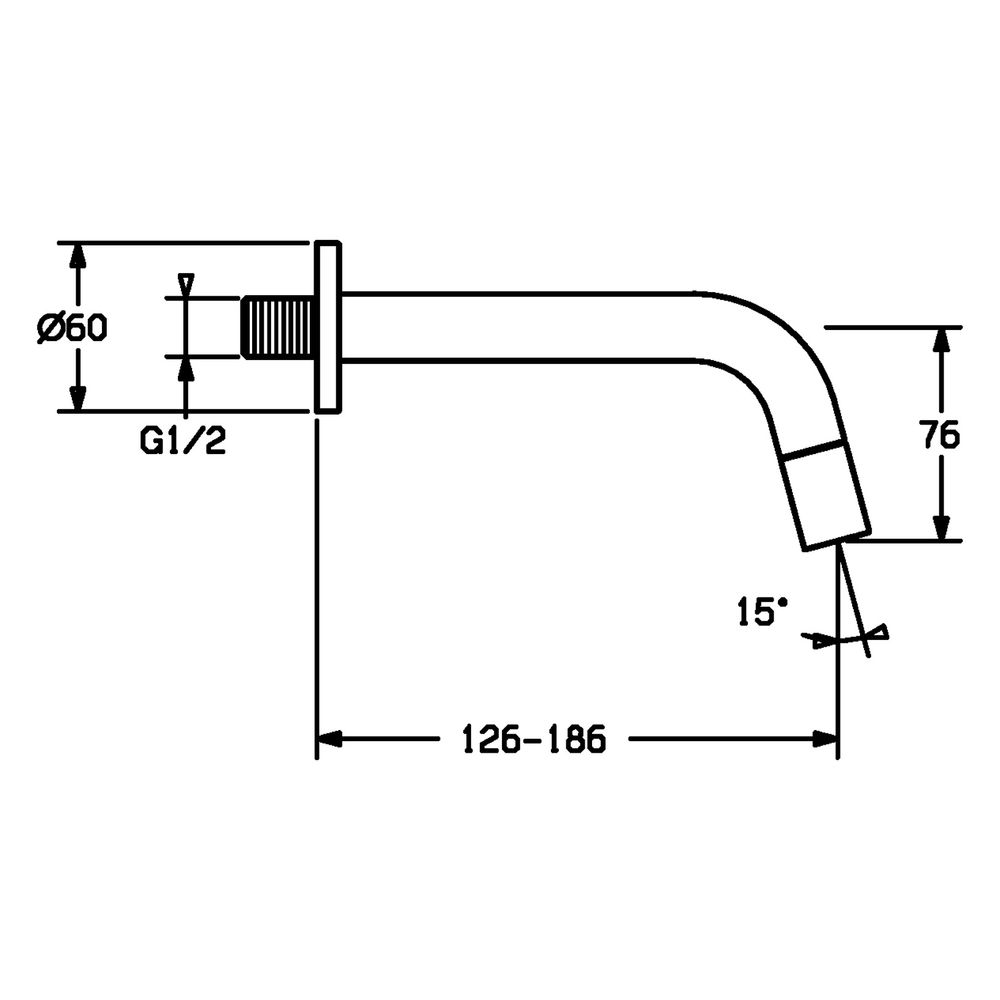 Hansa Nova Einhebel-Waschtischbatterie, Ausladung 186mm, DN 15, Matt-Schwarz, 5096810... HANSA-5096810133 4057304015779 (Abb. 6)