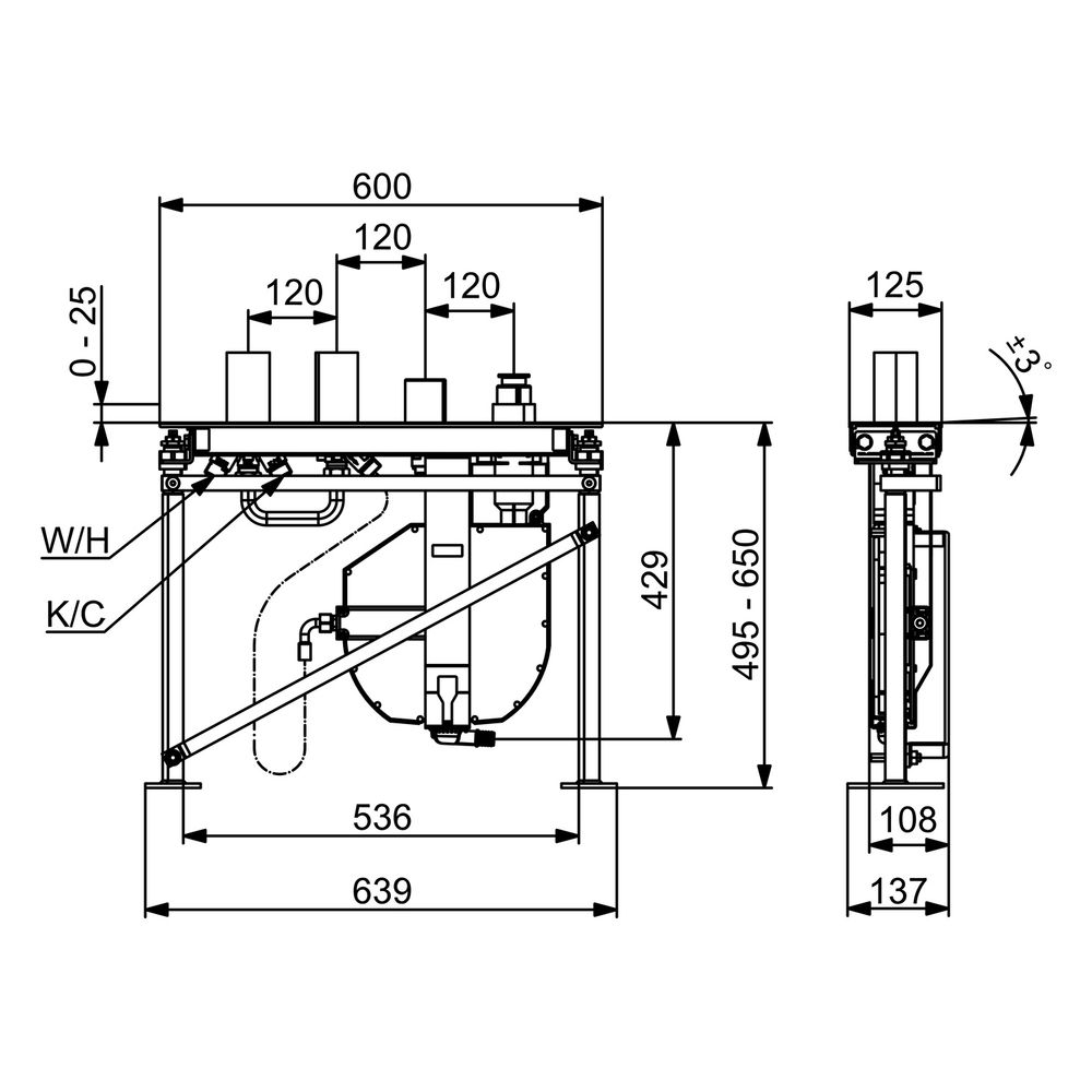 Hansa Compact Unterputz-Rohbauset Bade- und Brausearmatur 4.0 Kartusche, DN 20, 5302030... HANSA-53020300 4057304007163 (Abb. 6)