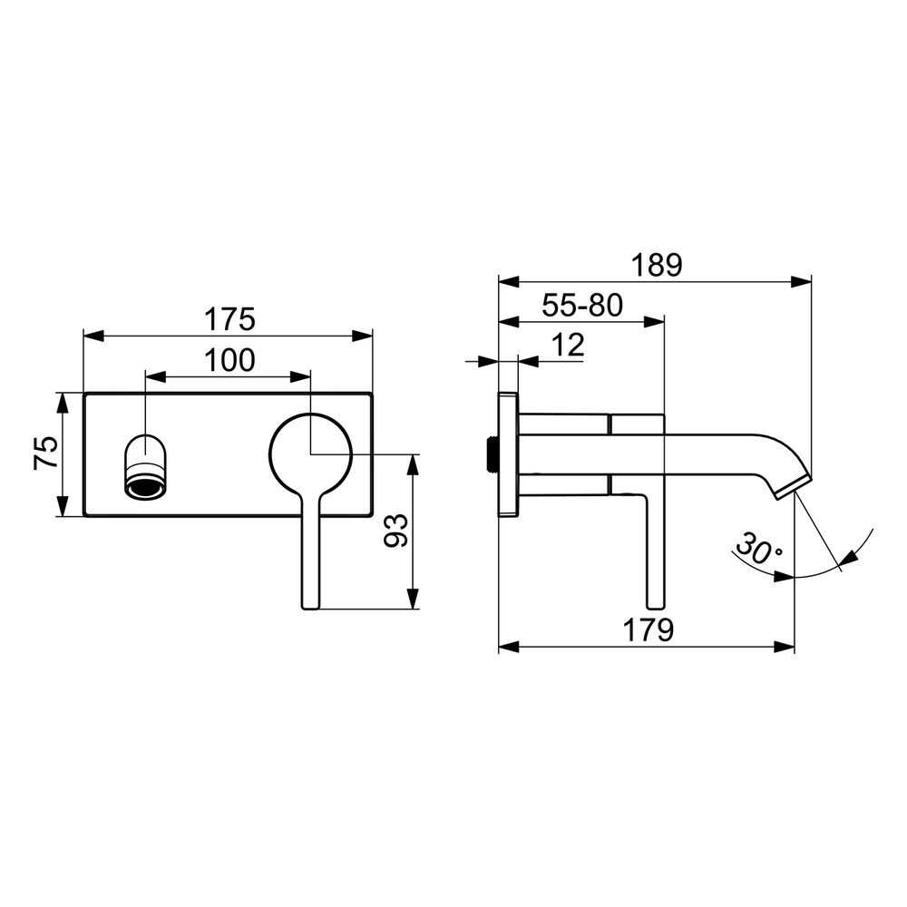 Hansa Vantis Einhebelmischer Fertigset für Waschtisch-Batterie Style 5480 Rosette eckig... HANSA-54802107 4057304017278 (Abb. 6)