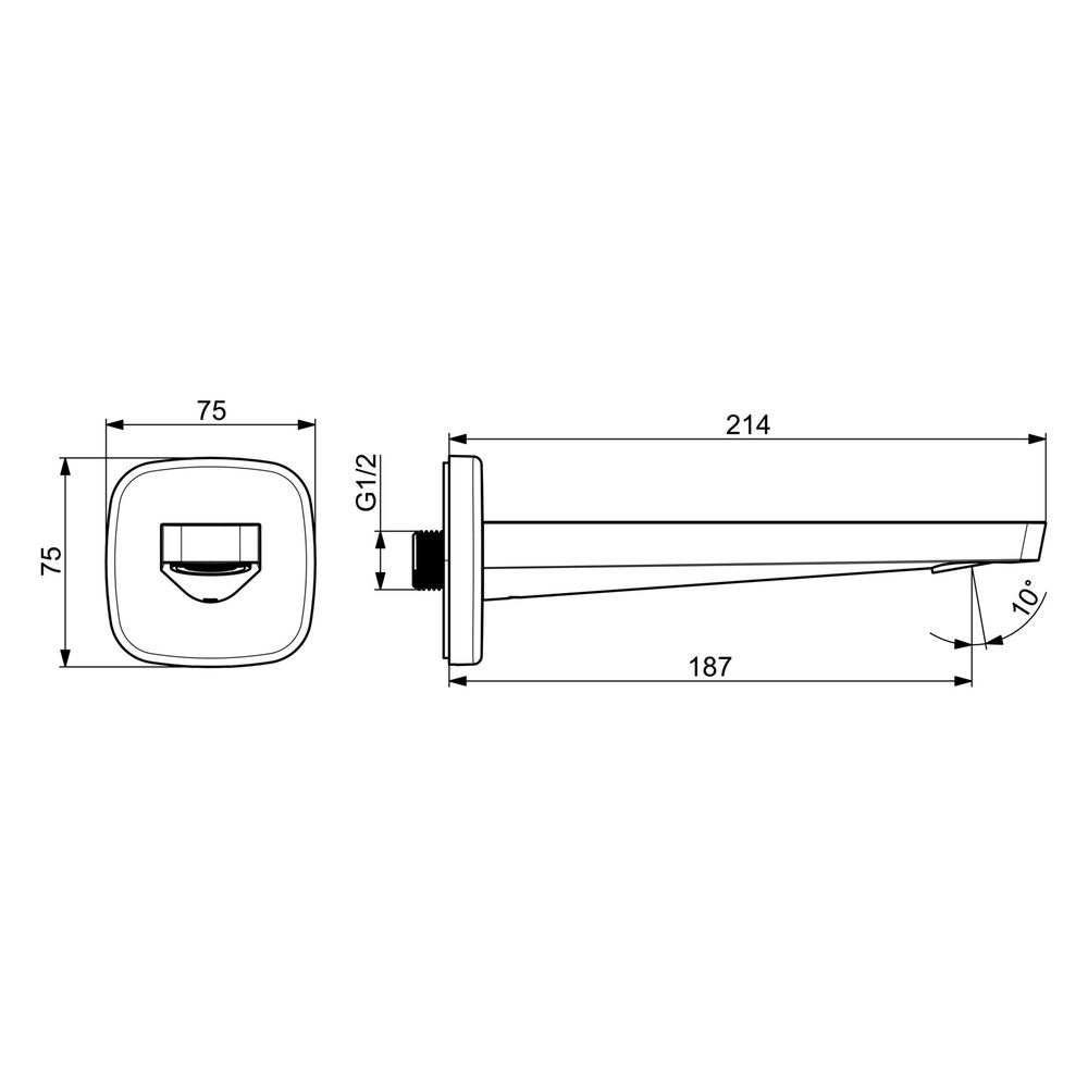 Hansa Stela Einhebelmischer Auslauf 5724 Ausladung 214mm Rosette soft edge Chrom... HANSA-57241000 4057304015342 (Abb. 6)