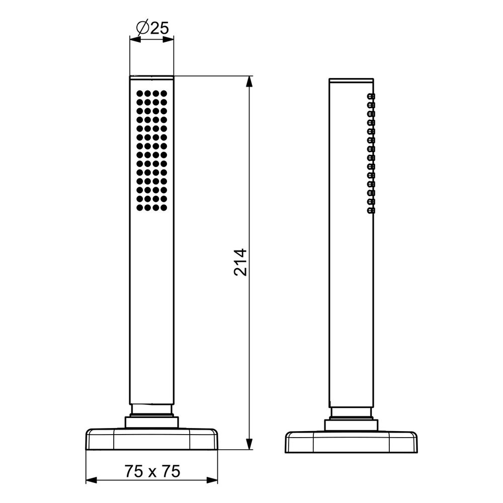 Hansa Stela Einhebel-Handbrause, Chrom, 57281000... HANSA-57281000 4057304015403 (Abb. 6)
