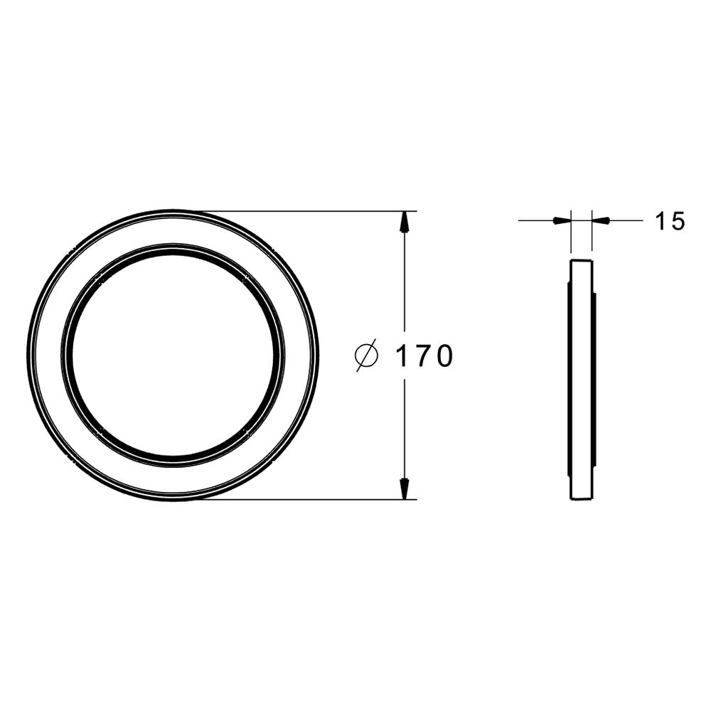 Hansa Verlängerungssatz, 15mm, Durchmesser 170mm, 59914191... HANSA-59914191 4057304000775 (Abb. 4)