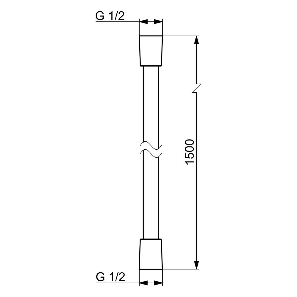 Hansa Schlauch, Länge 150cm, Weiß, 59914460... HANSA-59914460 4057304005701 (Abb. 4)