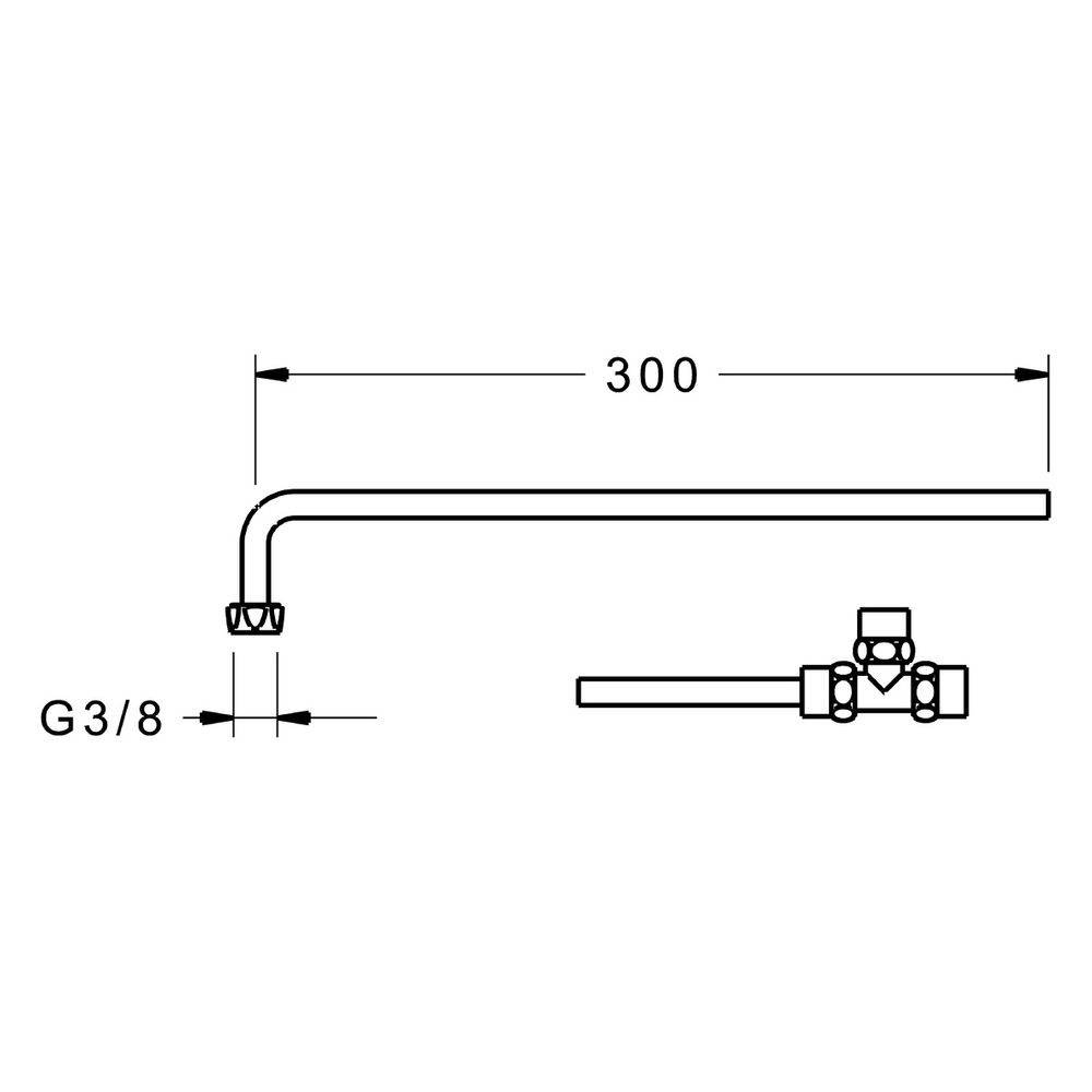 Hansa Minimat Rohr, Kupferrohr, Chrom, 66380100... HANSA-66380100 4015474277977 (Abb. 4)