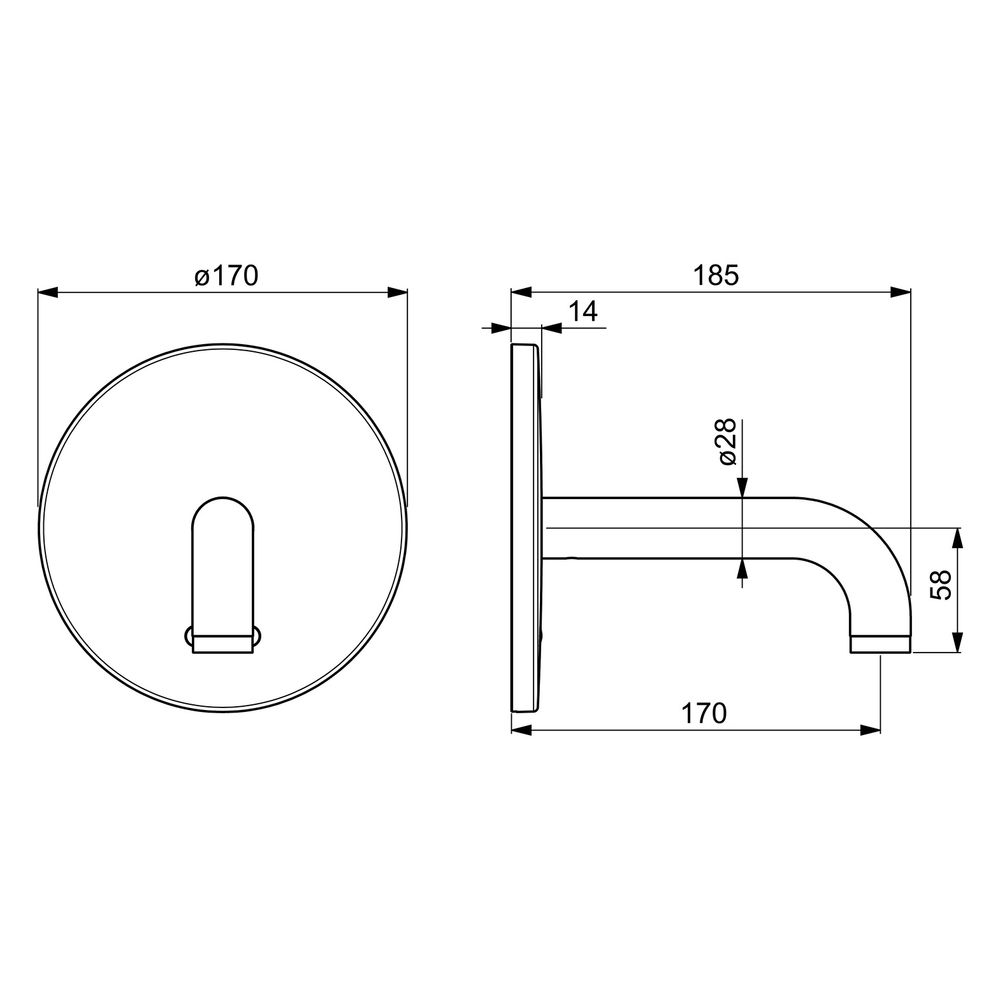 Hansa Electra Fertigset für Waschtisch-Batterie, Rosette rund, 3V, Bluetooth, Ausladung... HANSA-81802109 4057304016882 (Abb. 6)