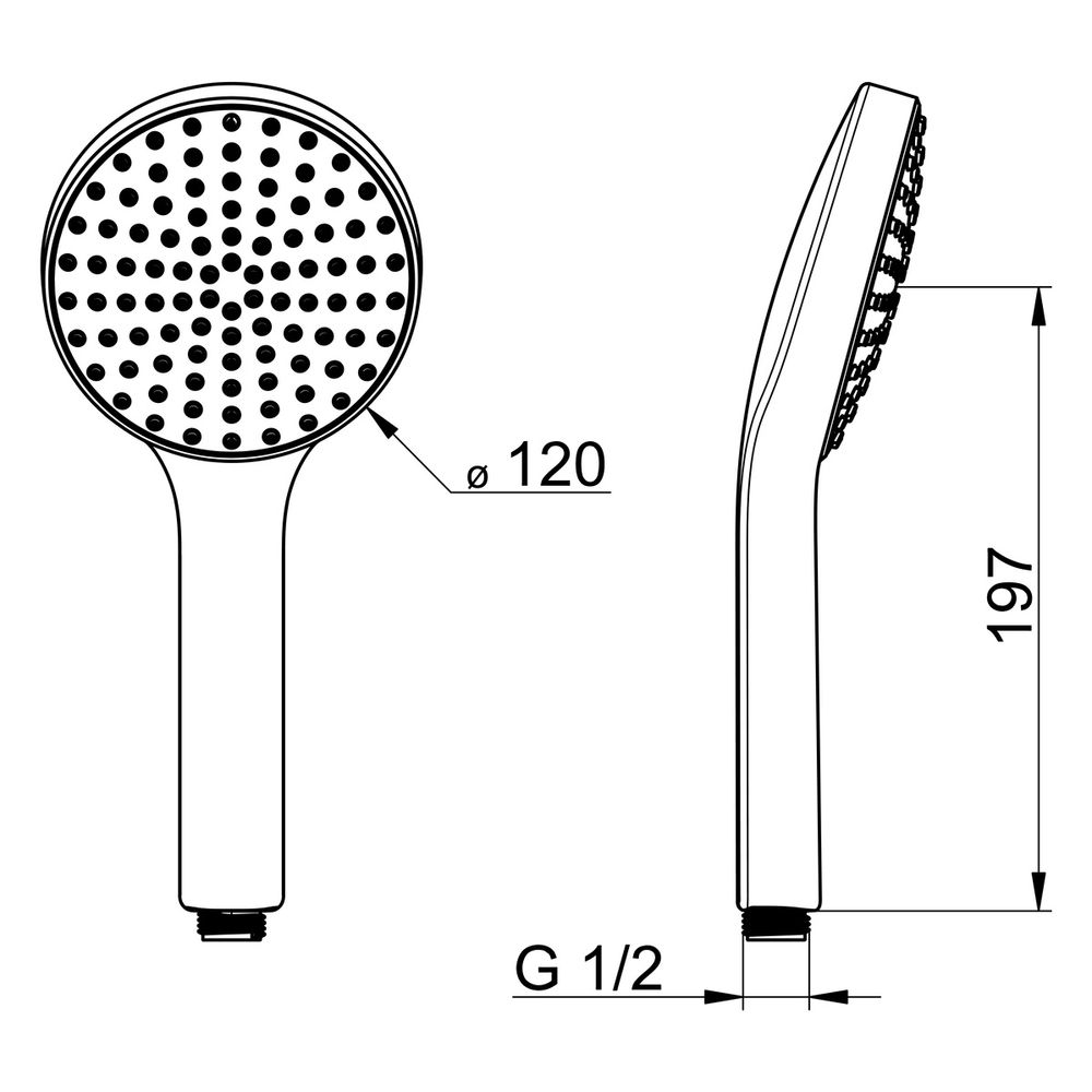 Hansa ActiveJet Handbrause, 1-strahlig, Chrom/Hellgrau, 84310100... HANSA-84310100 4057304005060 (Abb. 4)