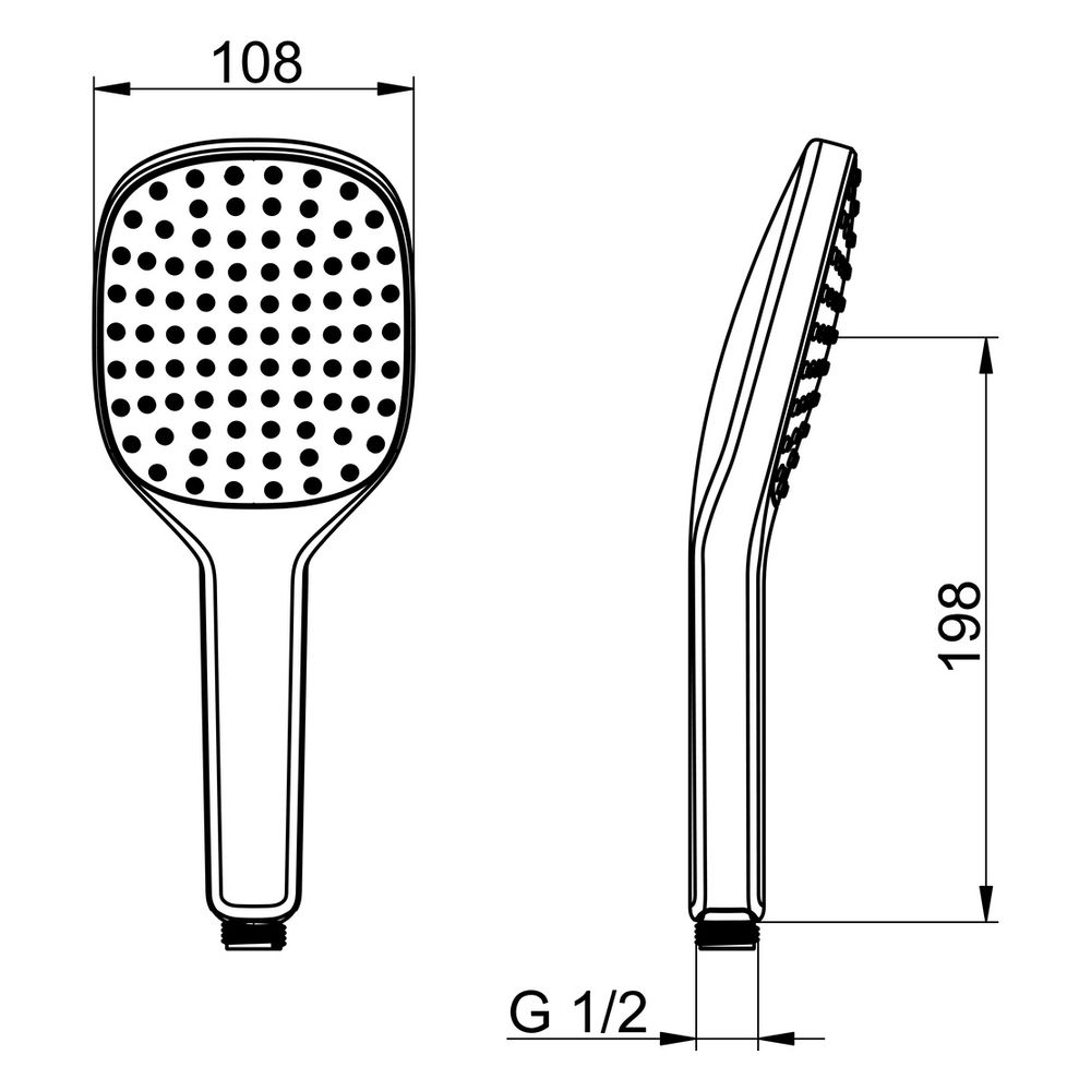 Hansa ActiveJet Style Handbrause, 1-strahlig, Chrom, 84310200... HANSA-84310200 4057304005084 (Abb. 4)