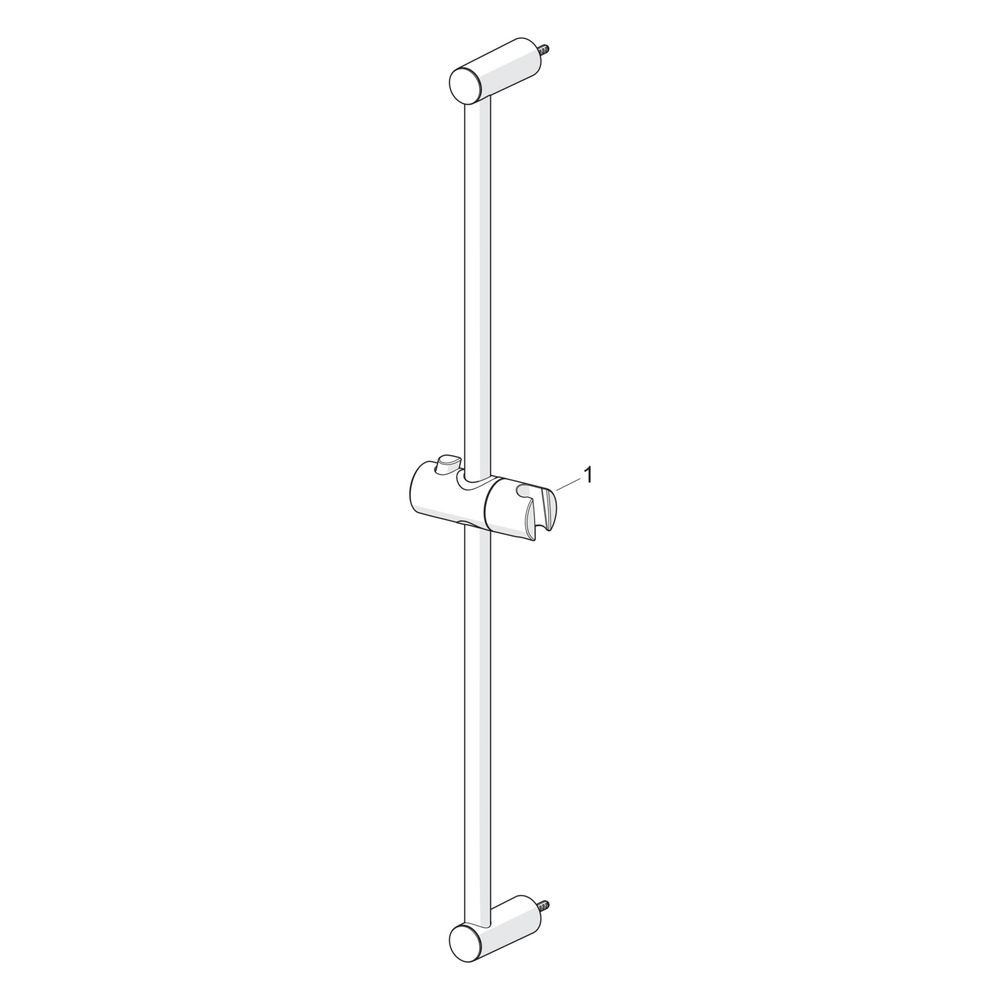 Hansa Basic Wandstangengarnitur, 3-strahlig, DN 15, Chrom, 55780133... HANSA-55780133 4057304019135 (Abb. 7)