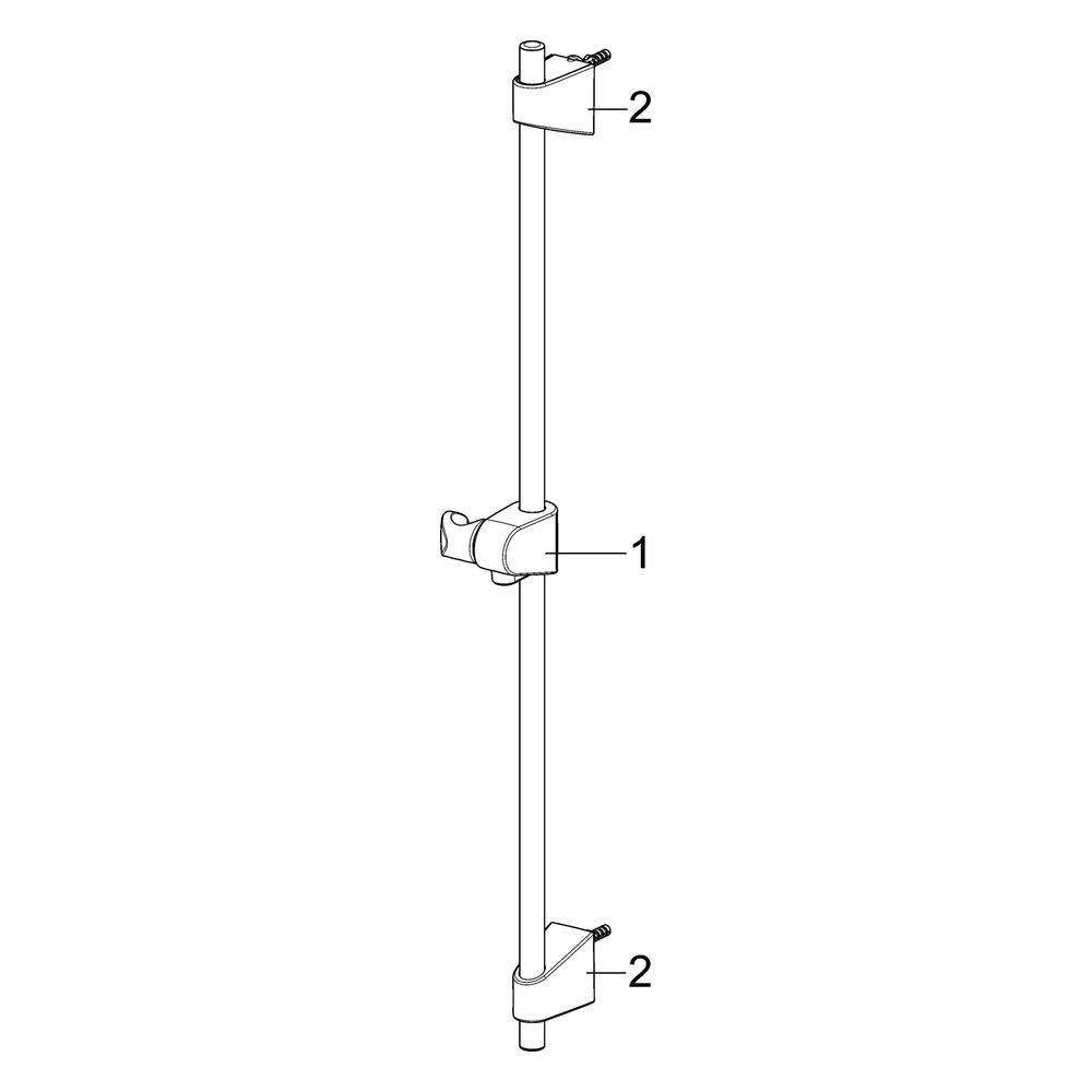 Hansa BasicJet Wandstangengarnitur, 3-strahlig, Chrom, 44670133... HANSA-44670133 4057304002502 (Abb. 7)