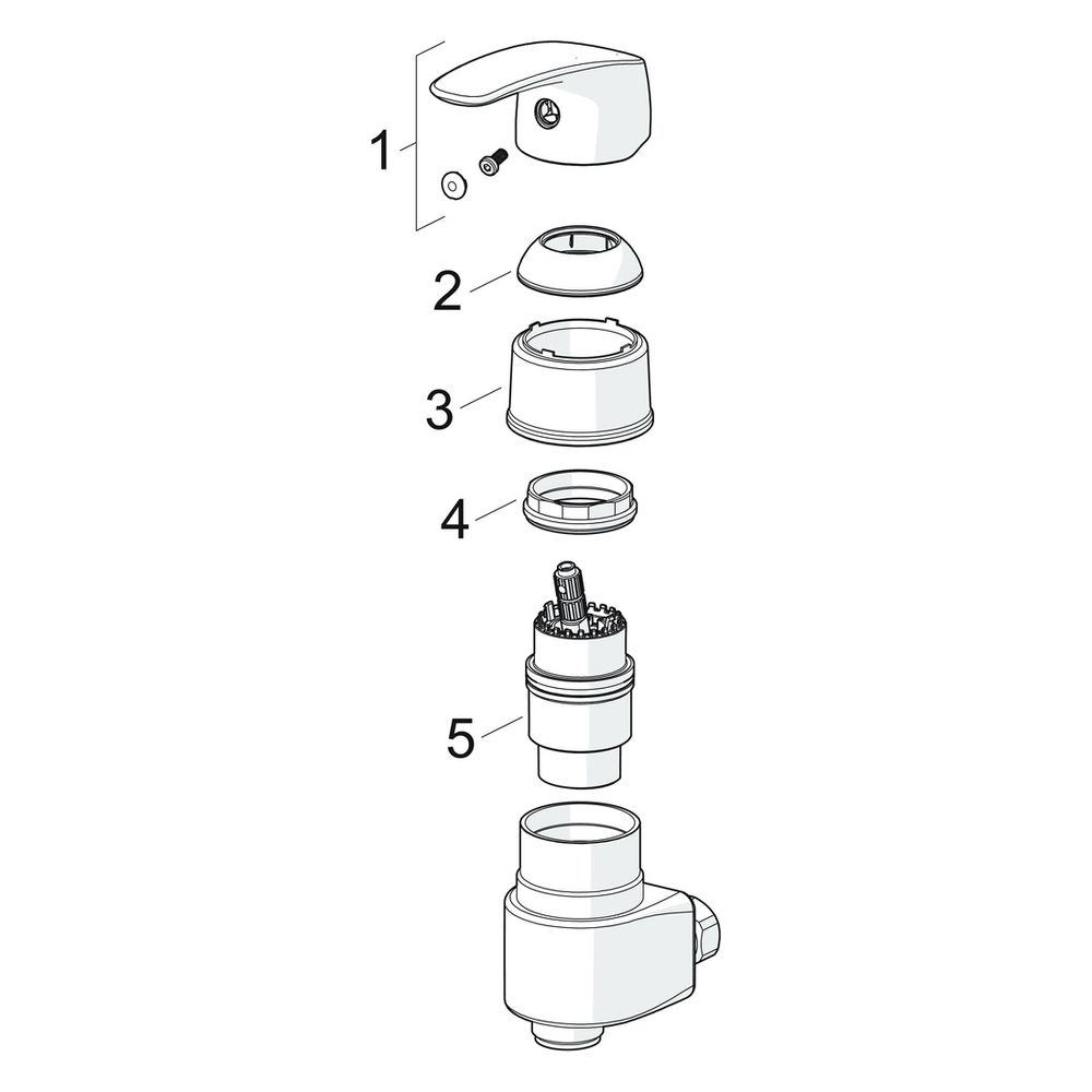 Hansa Pinto Einhebel-Brausebatterie, 45cc, DN 15, Chrom, 45692183... HANSA-45692183 4057304009228 (Abb. 7)