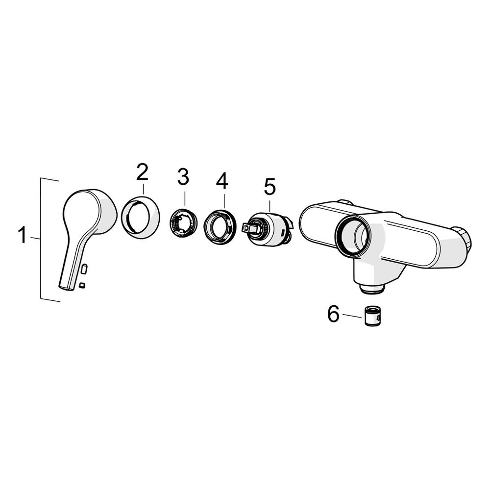 Hansa Paleno Einhebel-Waschtisch- und Küchenarmatur, Ausladung 242mm, DN 15, Chrom, 563... HANSA-56382203 4057304012051 (Abb. 7)