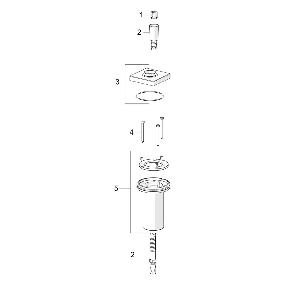 Hansa Stilo Handbrause, 1-strahlig, 75x75mm, DN 15, Chrom, 53549420... HANSA-53549420 4057304014666 (Abb. 7)