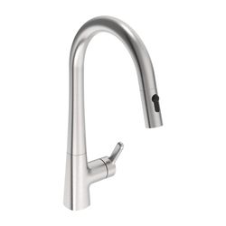 Hansa Designo Style Einhebel-Küchenarmatur, Standmontage, 2-strahlig, ausziehbar, Sta... HANSA-5136228380 4057304020193 (Abb. 1)