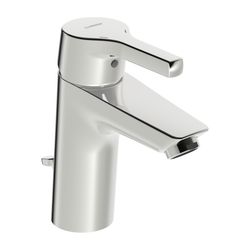 Hansa Paleno XL Einhebel-Waschtischarmatur Standmontage, mit Zugstangen-Ablaufgarnitur,... HANSA-56412203 4057304012099 (Abb. 1)