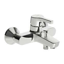 Hansa Paleno Einhebel-Wannen- und Brausearmatur, Wandmontage, DN 15, Ausladung 164mm, m... HANSA-56452103 4057304012235 (Abb. 1)