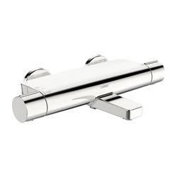 Hansa Optima Wannen- und Brausearmatur Wandmontage Thermostat, mit MagShelf-Ablage, Chr... HANSA-65132201 4057304017933 (Abb. 1)