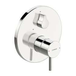Hansa Stela Einhebelmischer Fertigmontageset für Wanne/Brause 8784 Rosette rund Chrom... HANSA-87849041 4015474287266 (Abb. 1)